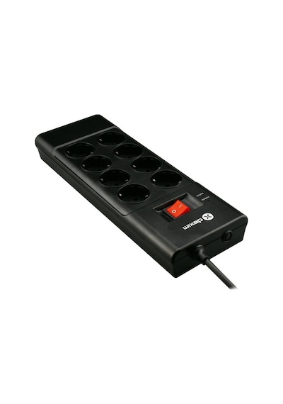 Dexim Sp08dg 8port Akım Koruyucu Priz Siyah 1.8 Metre