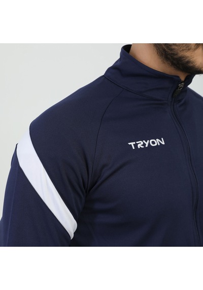 Tryon Lacivert - Beyaz Erkek Futbol Kamp Sweat Kamp Eşofman Evo P 001