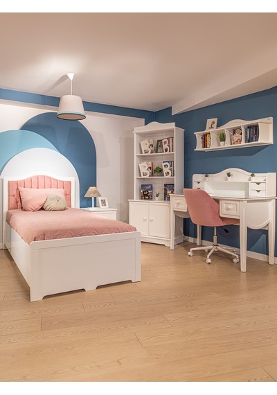 Meltem Kids Classy Krem Genç Odası Tek Kişilik Amortisörlü Karyola 100x200 Cm Meltem Kids Classy Krem Genç Odası Tek Kişilik Amortisörlü Karyola 100x200 Cm