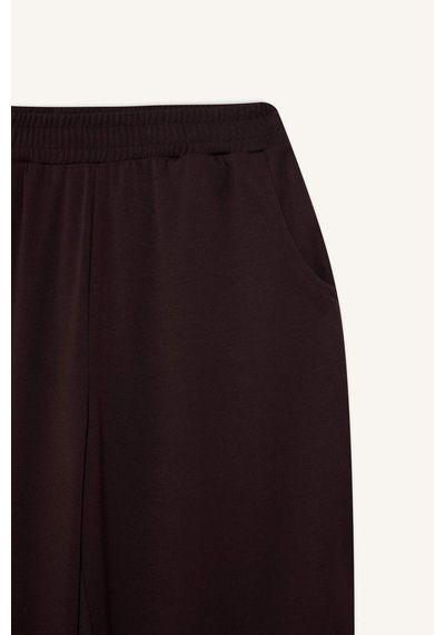 Defacto Wıde Leg Modal Pantolon F0998AX25AU Kahve