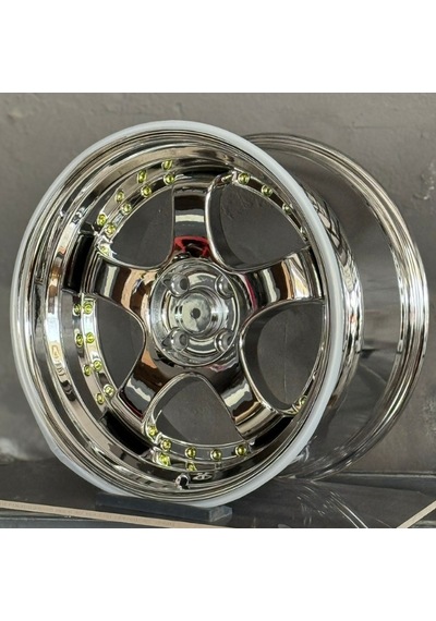 4 100 17 9 Et20 Ch73.1 Gold Rivet Chrome Ssr