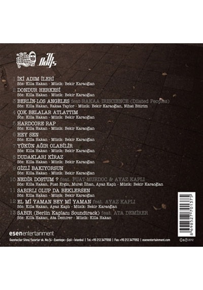Killa Hakan - Cd