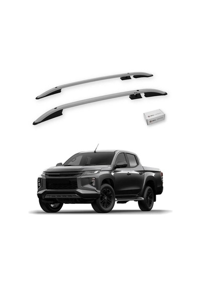 Turtle Mitsubishi Triton Mk5 2015-2025 Tavan Çıtası Crown Gri