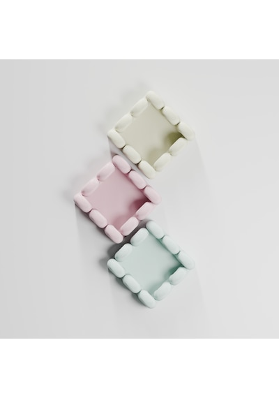 Arch Tray Kemer Formlu Dekoratif Mini Tepsi Buzul Yeşili