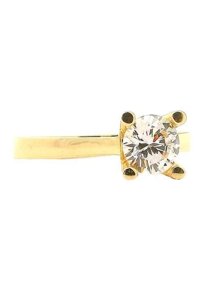 Cigold Tektaş Yüzük 14 Ayar Altın 1.72 Gr Oa-k22201029219 Renkli