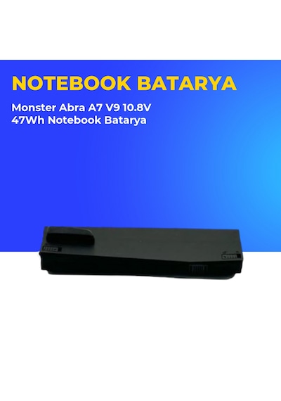 Monster Abra A7 V9 10.8v 47wh Notebook Batarya