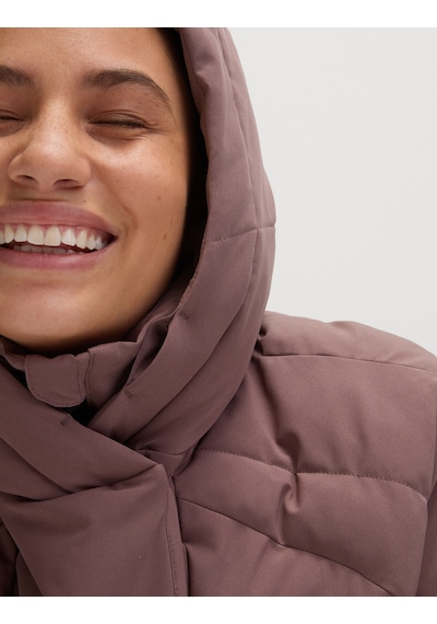 Marks & Spencer Stormwear Kapüşonlu Kısa Puffer Ceket Kahverengi