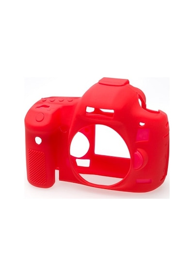 Easycover Canon 5D Mark III / 5Ds / 5Dsr Silikon Kılıf (Kırmızı)