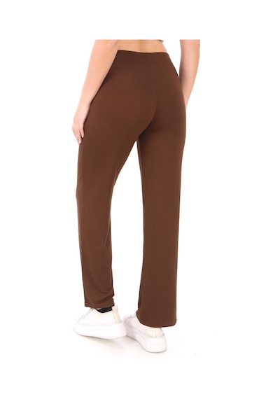 Extra Yumuşak Uzun Viskon Pantolon Home&outdoor-kahverengi Kahverengi