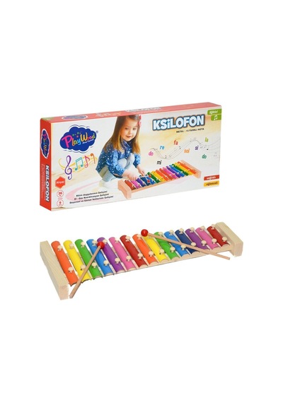 Playwood Eğitici  Ahşap 15 Notalı Ksilofon