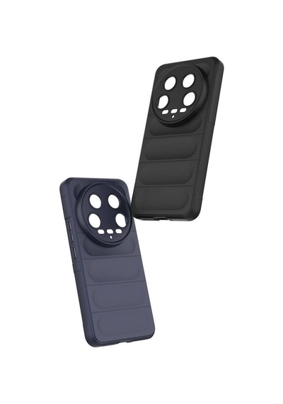 Xiaomi Mi 14 Ultra Kılıf Esnek Tpu Oyuklu Arka Yüzey Tasarımlı Zore Etnik Silikon Kapak Kırmızı