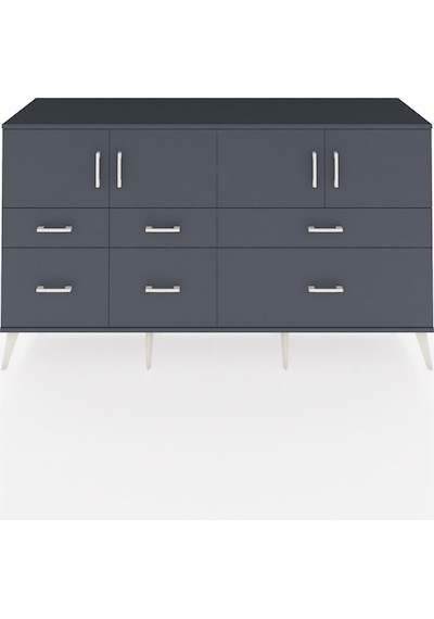 Hyperion Konsol 4 Raflı 6 Çekmeceli 4 Kapaklı 176x44x99 Antrasit-antrasit Antrasit - Antrasit Hyperion Konsol 4 Raflı 6 Çekmeceli 4 Kapaklı 176x44x99 Antrasit-antrasit Antrasit - Antrasit