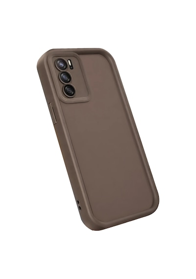 Uryport Oppo A16 Kılıf Viera Silikon - Kahverengi