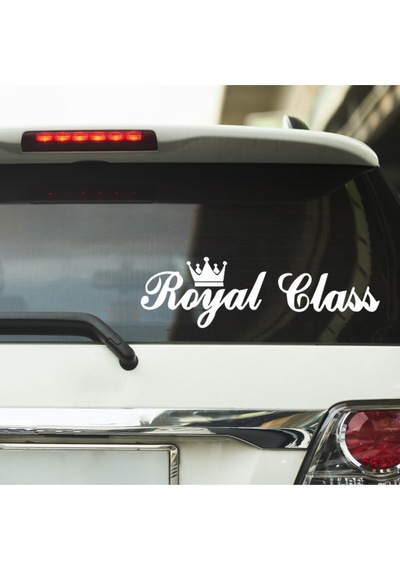 Royal Class Yazılı Araba Yazısı Araç Stickeri