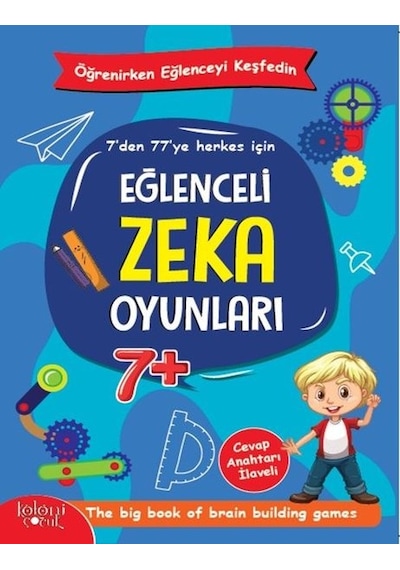 Süper Zeka Oyunları-Mavi Kitap 7+- Koloni Çocuk Yayınları