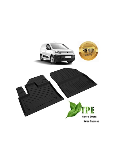 Partner Berlingo Combo Panelvan Havuzlu Paspas Kapalı Kasa Ön Iki Parça2020 2021 2022 2023 2024 2025