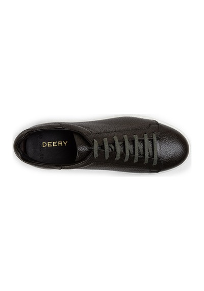 Deery Hakiki Deri Haki Erkek Sneaker Ayakkabı - 01954mhake01 Haki