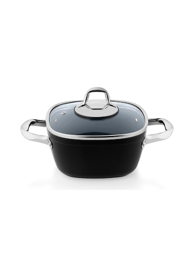 Schafer Gastronomie Master Seramik Derin Tencere 26cm-siyah/gri