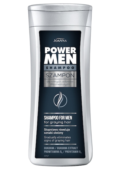 Power Men Beyazlayan Saçlar İçin Erkek Şampuanı 200ml Beyaz