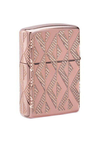 Zippo Çakmak 49702 Armor Geometric Diamond Pattern Design
