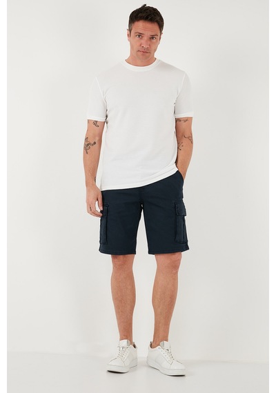 Buratti Pamuklu Regular Fit Bisiklet Yaka Basic Erkek T Shirt 5902387 Ekru