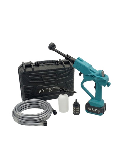 Falconhill Cpw-02 21v 3.0ah Şarjlı Basınçlı Yıkama Makinesi Seti Çantalı - Çok Fonksiyonlu Başlık
