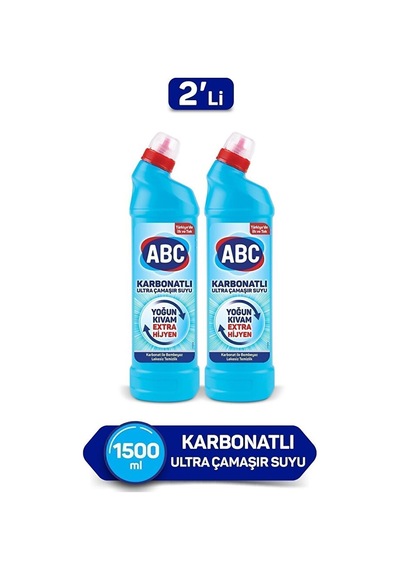 Abc Karbonatlı Ultra Çamaşır Suyu 750 Ml 2'li Paket Diğer