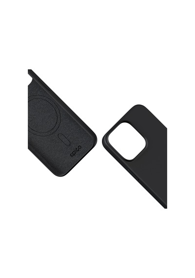 Epico Apple Uyumlu iPhone 14 Pro Max Magsafe Manyetik Silikon Kılıf Siyah