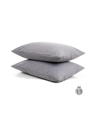 Mer-Tim 2'Li 50X70 Ranforce Gri Yastık Kılıfı