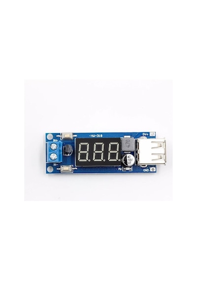 40v To 5v 2a Voltaj Düşürücü Usb Çıkış Soketi Mobil Güç Kaynağı Power Modül Voltmetre Mp4 Araba Araç