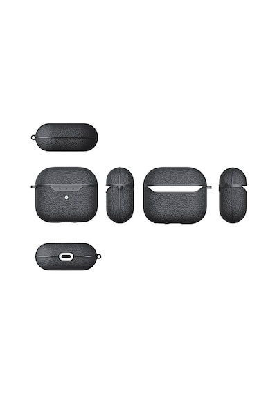 Subutu Apple Uyumlu AirPods 4 Kılıf Airbag 03 Silikon-siyah Siyah
