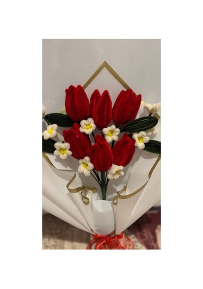 Kırmızı Lale Buket Kırmızı - 871176423 Kırmızı
