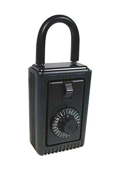 Accesspoint 00524 Keysafe  3 Tuşlu Taşınabilir, Çevirmeli Kadran, Siyah