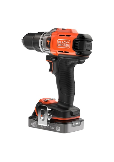 Black+Decker BCD383D1XK-QW 18V 1 Battery Hammer Drill Kitbox 1AM Set