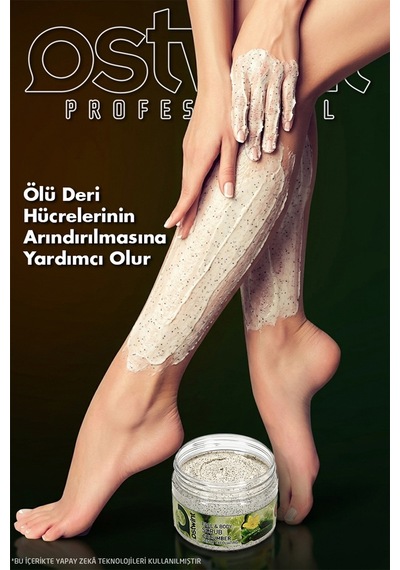 Ostwint Yüz Ve Vücut Peeling Scrub Salatalık 300ml Cilt Temizleyici Pürüssüzleştirici Dolaşımı Hızlandırıcı