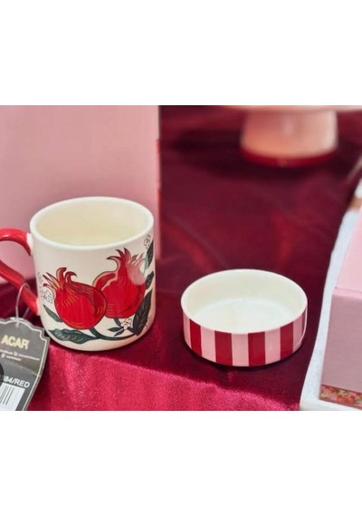 Acar Nuances Collection 2 Li 300 Ml Kupa Set Red