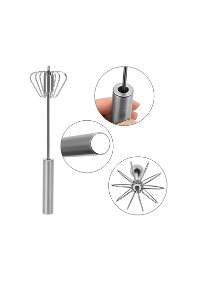 Paslanmaz Çelik Yarı Otomatik Çırpıcı Ergonomik Ve Pratik Mutfak Yardımcınız Metal Diğer