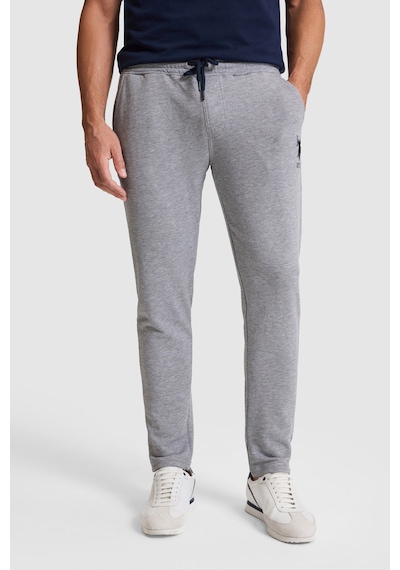 U.s. Polo Assn. Erkek Gri Melanj Eşofman Altı 50322603-vr086