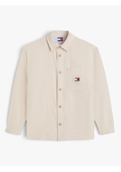Tommy Hilfiger Tjm Brıck Cord Overshırt Ext Erkek Bej Gömlek - Dm0dm21698
