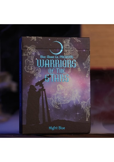 Room One Warriors Of The Stars: Zodiac Night Blue Premium Oyun Kağıdı İskambil Kartları Destesi