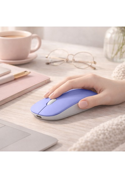 Dual Mode Kablosuz Mouse Bluetooth Usb Dongle Çoklu Cihaz Destekli Şarjlı Ve Sessiz Kullanım 1507