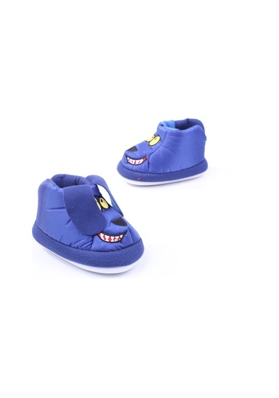 Dr Terlik 689 Erkek Çocuk Lacivert Emoji Desenli Ev-halı Ayakkabısı 001