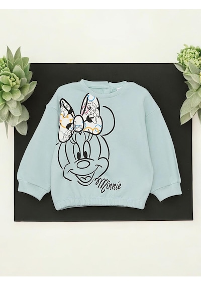 Sea Bubbles Minnie Kız Çocuk Taytlı Takım Yeşil