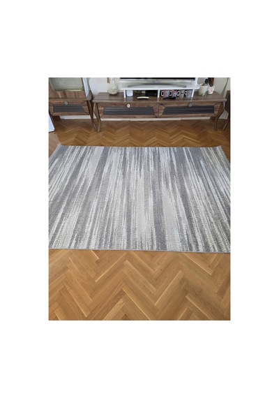 Badelya Home Monaco 0140 Krem Gri İskandinav Sisal Bukle Yumuşak Özel Ölçü Salon Koridor Mutfak Halısı Yolluk 0140-krem/gri/bej