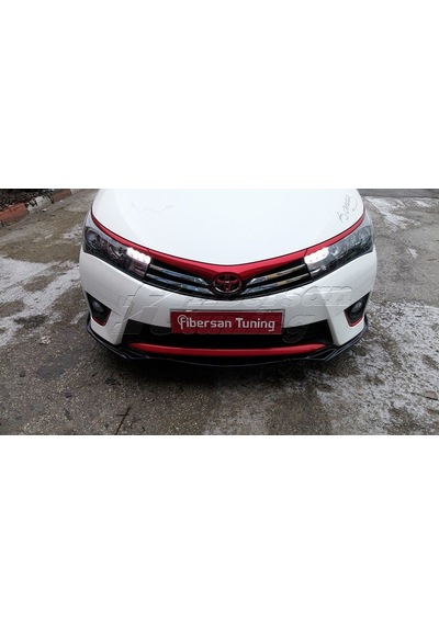 Toyota Corolla Uyumlu Ön Tampon Lip ---fibersan Tuning