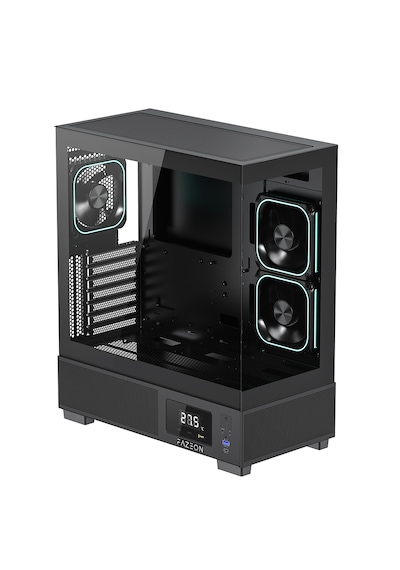 Fazeon F15 750w 80+ 3x120mm Lcd Ekranlı Argb Fanlı Bilgisayar Oyuncu Kasası Fazeon F15 750w 80+ 3x120mm Lcd Ekranlı Argb Fanlı Bilgisayar Oyuncu Kasası