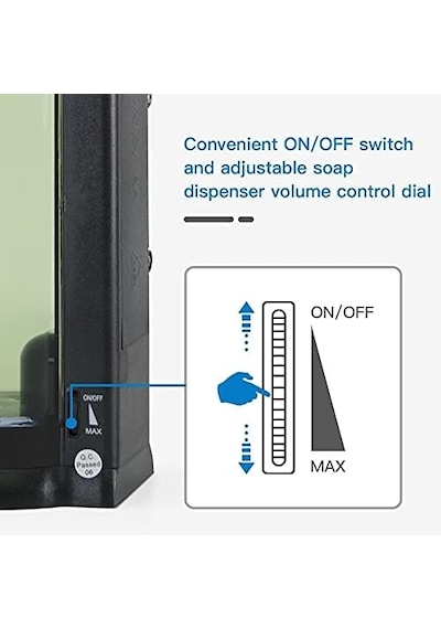 Smartgift Sensörlü Sıvı Sabunluk 500ml Dezenfektanlık Fotoselli Otomatik Sıvı Sabunluk 000 Açık Krem