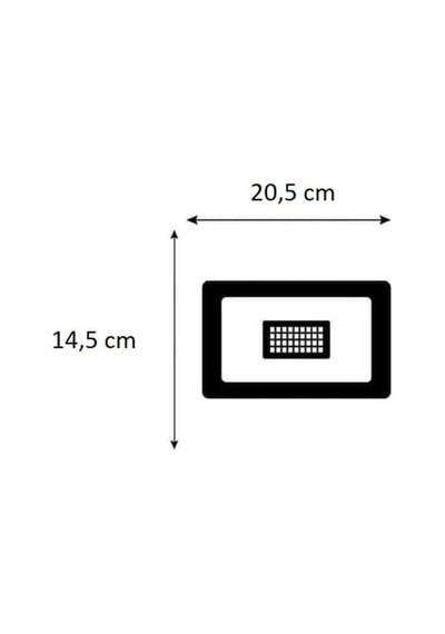 Astec Led Projektör 100 Watt Ultra Slim Kasa 220v 6500k Beyaz Işık