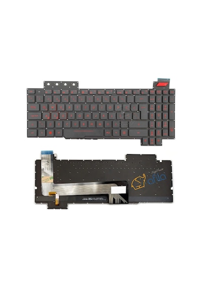 Asus Uyumlu FX503VM FX503VM-EH73 FX503VM-NS52 Klavye TR / ışıklı