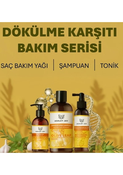 Ashley Joy Bitkisel Eksozom & Biotin Içerikli Dökülme Karşıtı Tonik Saç Spreyi 150 Ml
